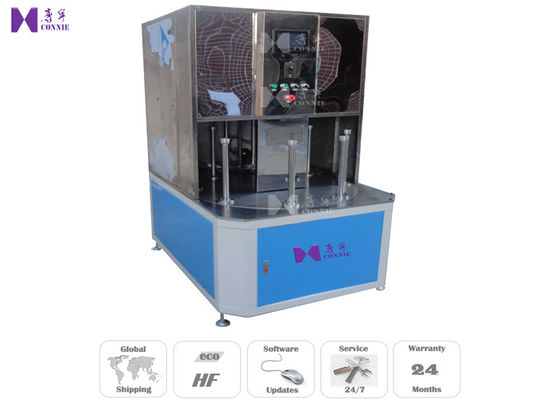 중국 실린더 관 바닥 자동적인 접착제로 붙이는 기계 500-1000 PCS/H 간격 0.15-0.6 MM 공장